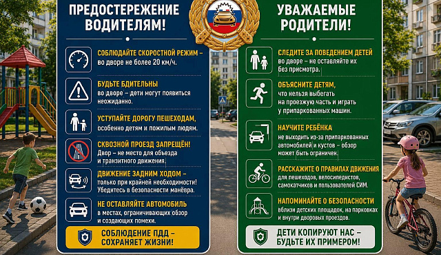 ГОСАВТОИНСПЕКЦИЯ ЮАО предупреждает!